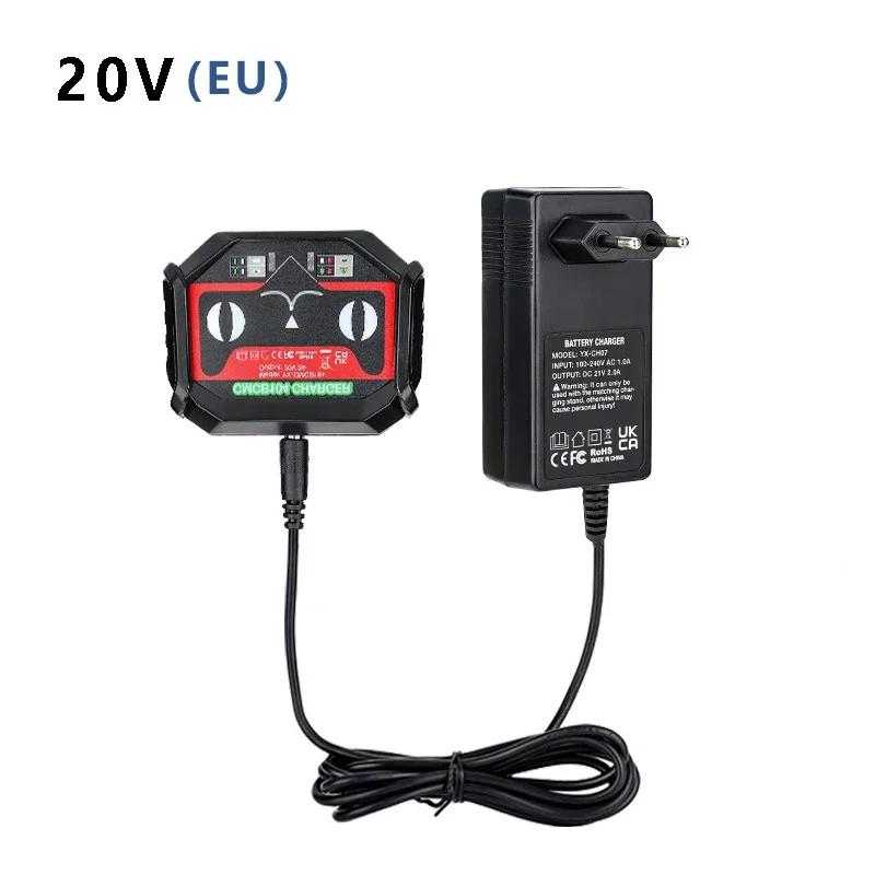 

2A Mini Charger For Craftsman 20V Li-ion Battery With Indicator Light US/EU Plug Available Replacement Charger