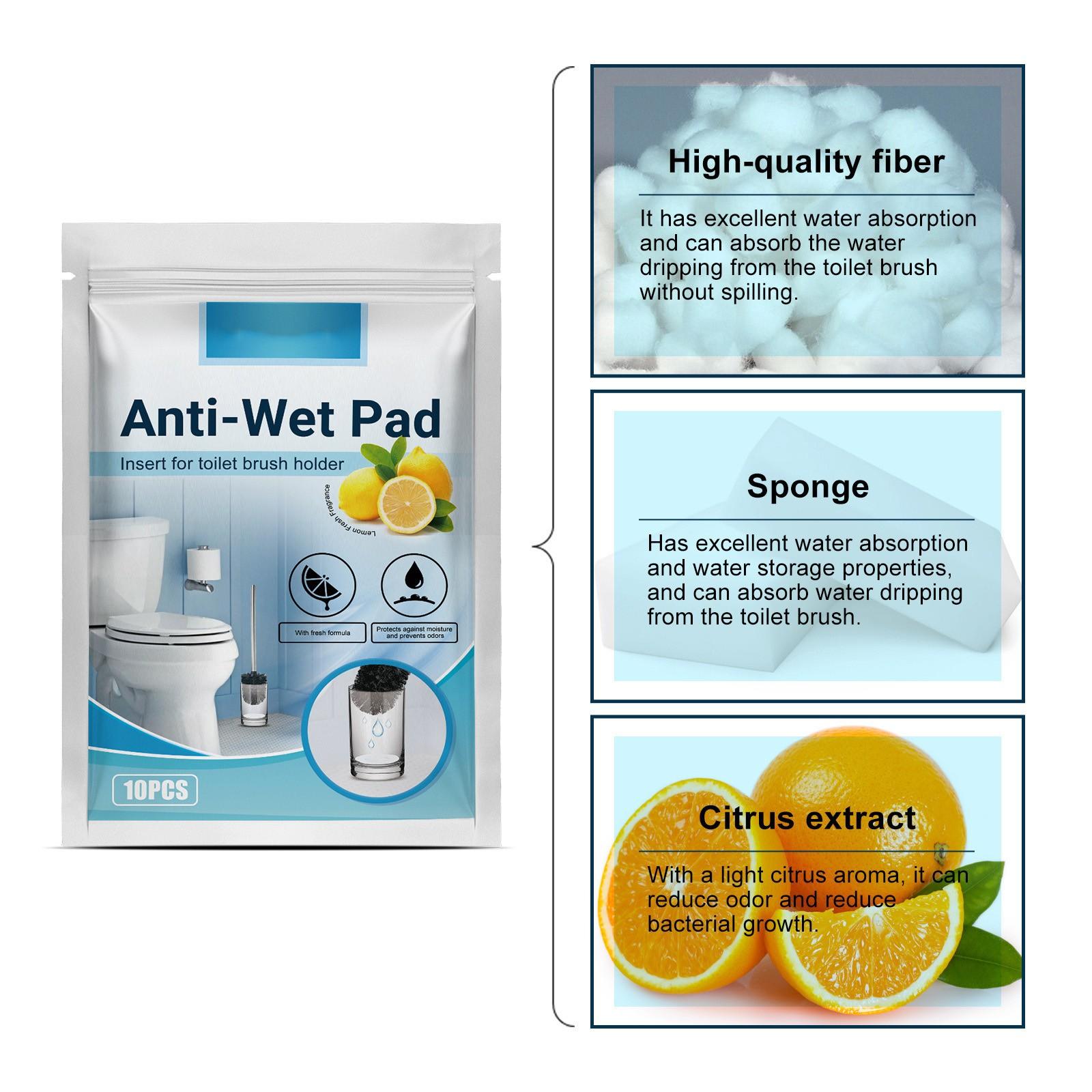 10 подушечек для туалетной щетки — фото 4