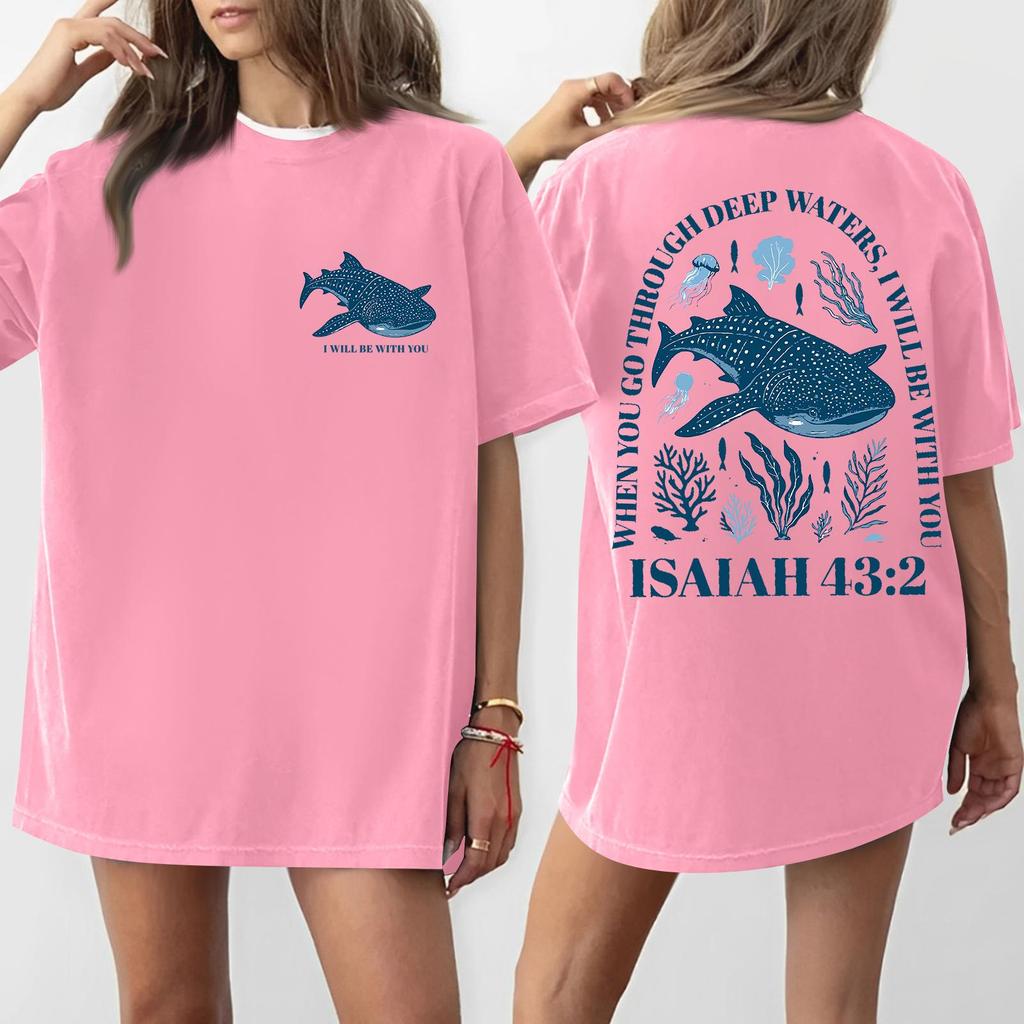 Women's Round Neck Printed Short-sleeved T-shirt Top