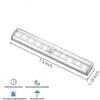 3 Pack Upgraded Rechargeable 10 Led Magnetic Motion Sensor Light CUU