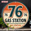 D Metal Sign  Gas Station Vintage Retro Americana Tin Wall Art for Home Garage Bar Cafe Decoration Gift