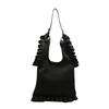 Trendy Street Style Bucket Bag With Polyester Material And Open Top For Commuting