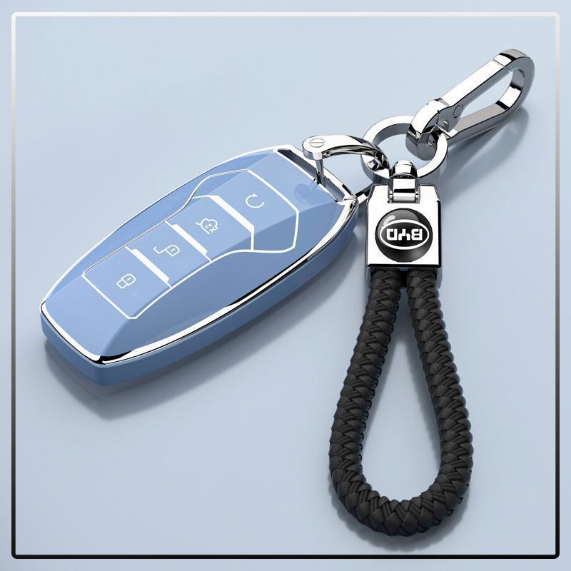 Luxury Personalized Key Case for 2020-2021 Han EV - Full Coverage & Decorative Protection