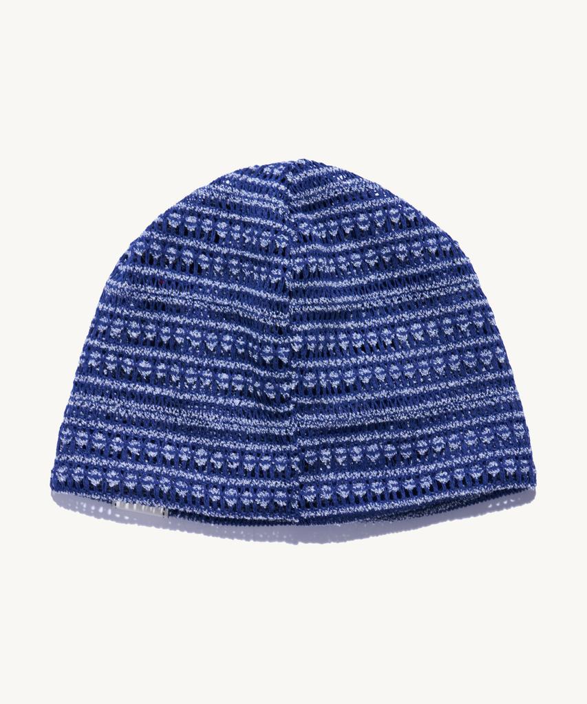 NOT NEW Nn Label Stripe Beanie Royal Blue