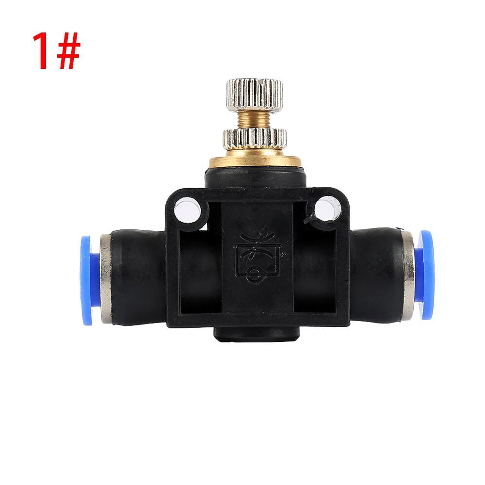 LS2 Airflow 1 Valvola Di Controllo Flusso Aria Pneumatica - Tubo OD 4-12mm, Raccordo Push-in, Per Aria/Olio/Acqua Valvola Per Tubi 4-12mm - Foto 9