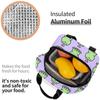 Kawaii Frog Love Lunch Box Reusable Thermal Lunch Bag Food Container Bento Tote Bag for Women Men Adults Work Travel Picnic