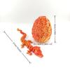 3D Printed Dragon Egg Set: Rose Dragon Ornament - Valentine's & Mother's Day Special