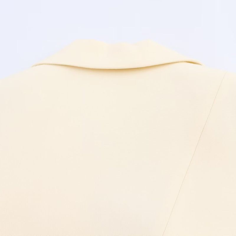 Zbzr Autumn New Women clothes Western Style Fashion Temperament All-Matching Solid Long sleeve Coat Outerwear 8517694