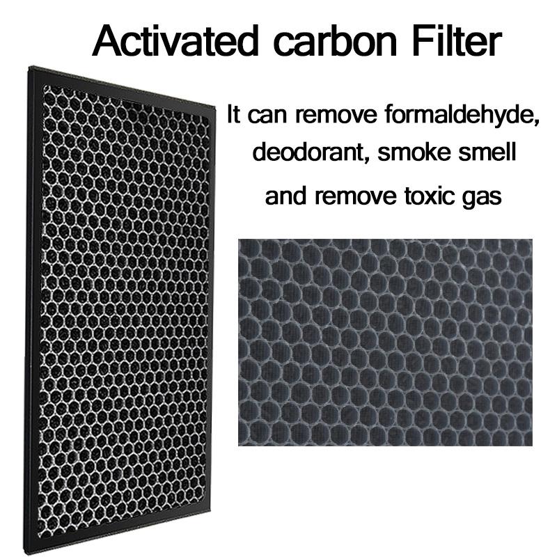 Custom Air Purifier Parts HEPA Filter Activated Carbon Filter For Tefal XD6060F0 PU4025 PU4015 Deodorizing Replacement Filter