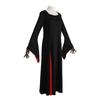 The Addams Family Morticia Addams Cosplay Costume With Polyester Fabric For Halloween Dressup For Women