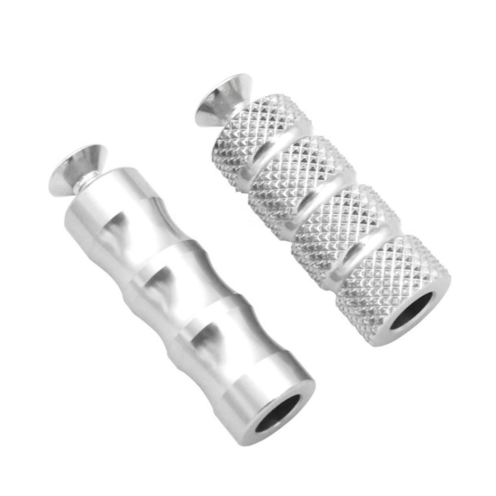 2PCS Motorcycle CNC Universal M6 Racing Gear Shift Lever Peg Brake Pedal Shifter Foot Pegs Motorbike Footrests Footpeg Aluminum