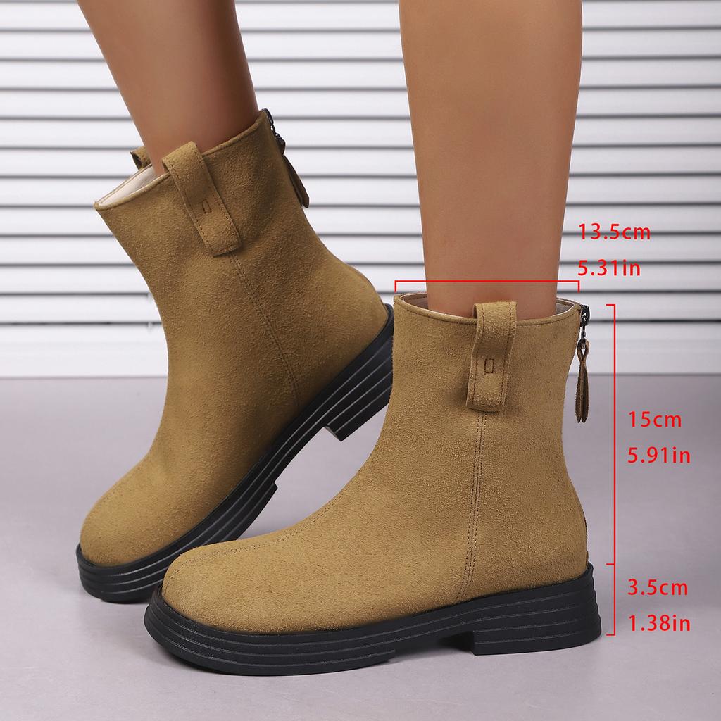 Women's Western Cowboy Boots Comfortable Soft Elastic Trendy Anti-slip Wearable Chic Hundred Outstanding Height Increasing Shoes