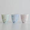Flowers Bloom Three-color Tea Tasting Cup, Home Master Cup Light Luxury Ceramic Kung Fu Tea Set, Teacup, Single Tea Drinking Cup