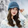 Sequined Cap Autumn and Winter Outdoor Leisure Thickened Thermal Ear Protection Hat Wool Hat