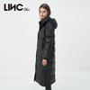 Jinyujie Women's Winter Urban Loose Fit Long Down Puffer Jacket