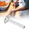 Stainless Steel Sausage Stuffer Filling Tube Manual Meat Grinder Accessory Diameter 24mm