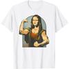 Mona Lisa Bodybuilding Parody Leonardo Da Vinci Men Woman T-Shirt