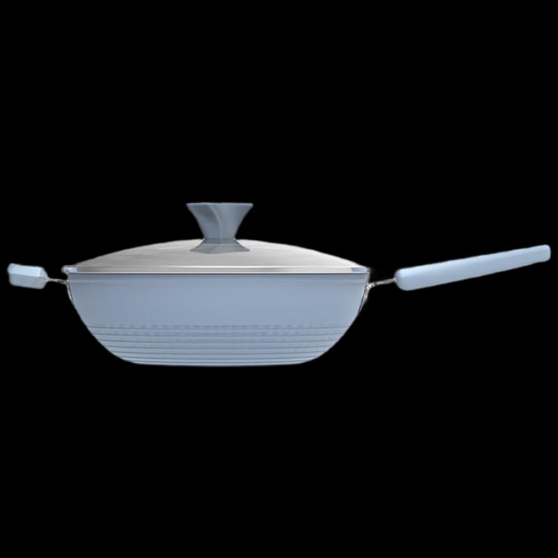 Chuda Wok Guli Series 32cm Non-Stick Smokeless Frying Pan