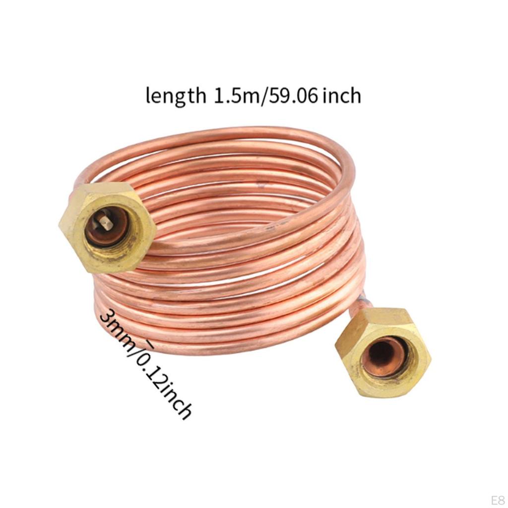 Klimaanlage Kühlschrankrohr Kupfer Kapillar DIY Kompakte Rohrschlange für