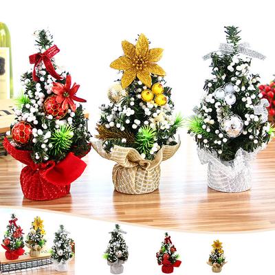 Albero di Natale allegro Decorazione per scrivania da camera da letto Giocattolo Bambola Regalo Ufficio Casa Bambini