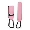 1/2Pcs Pu Leather Pram Hook Adjustable Baby Stroller Hook Cart Organizer Diaper Bag Hanger Children Boy Girl Travel Baby