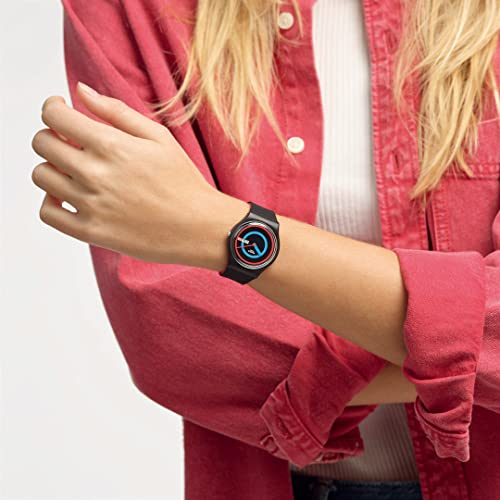 Swatch CIRCLING BLACK GENT BIOSOURCED Wristwatch SO28B706