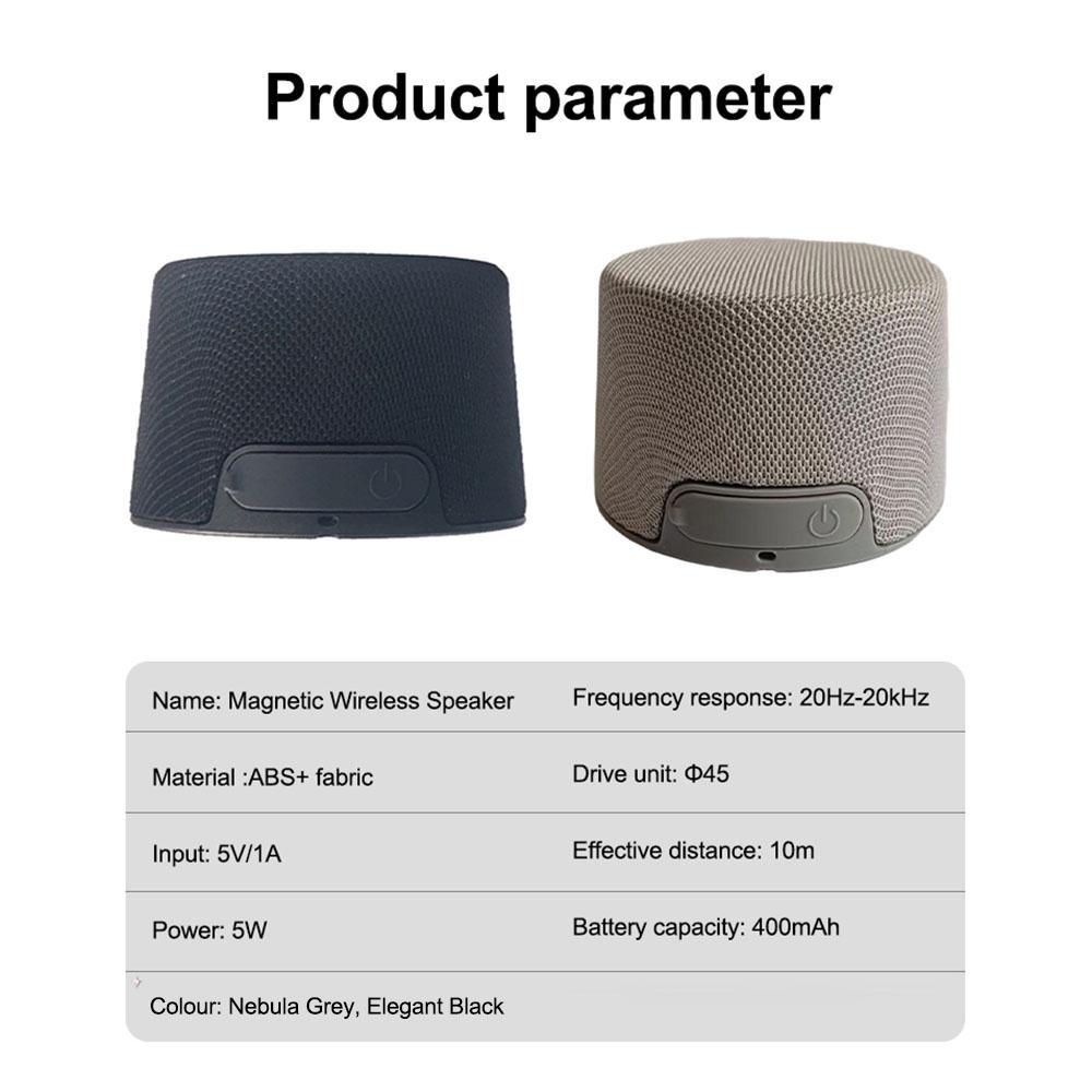 1PC magnetic phone speaker suitable for magnetic small mini clip on phone holder portable speaker wireless speak