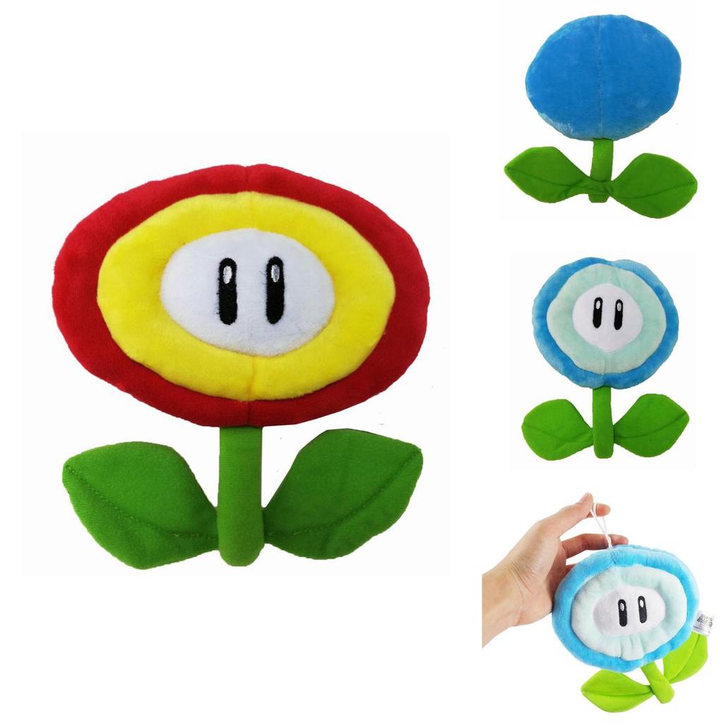 Super Mario Brothers Fire Flower Plush Toy Adorned With Soft Sunflower Design For Comfort