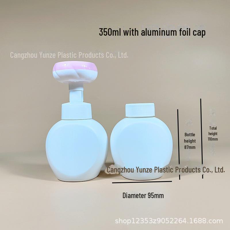 Foaming Bottles: 300ml Flower Foam Hand Soap, 350ml Children's Cleansing Mousse, Facial Cleanser Bottle
