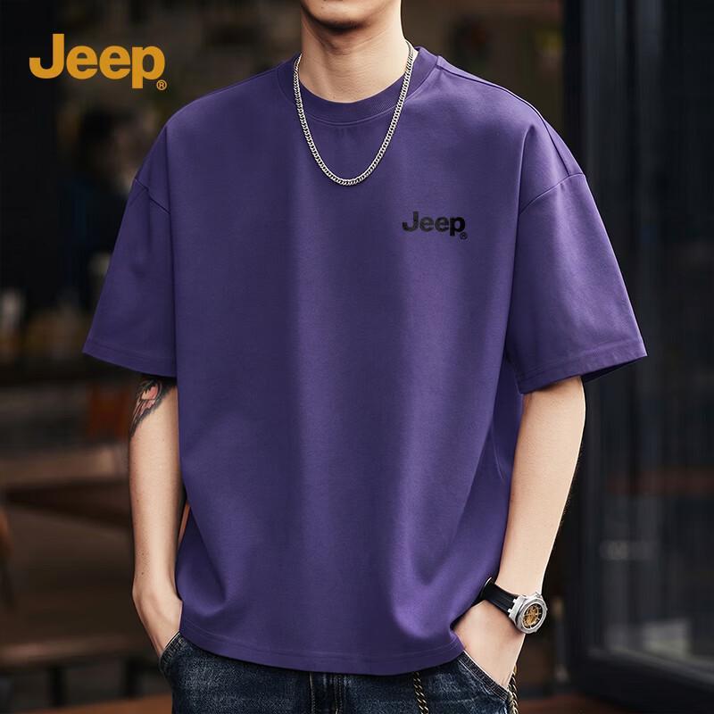 

JEEP Men s 220G Cotton Short Sleeve T-Shirt M