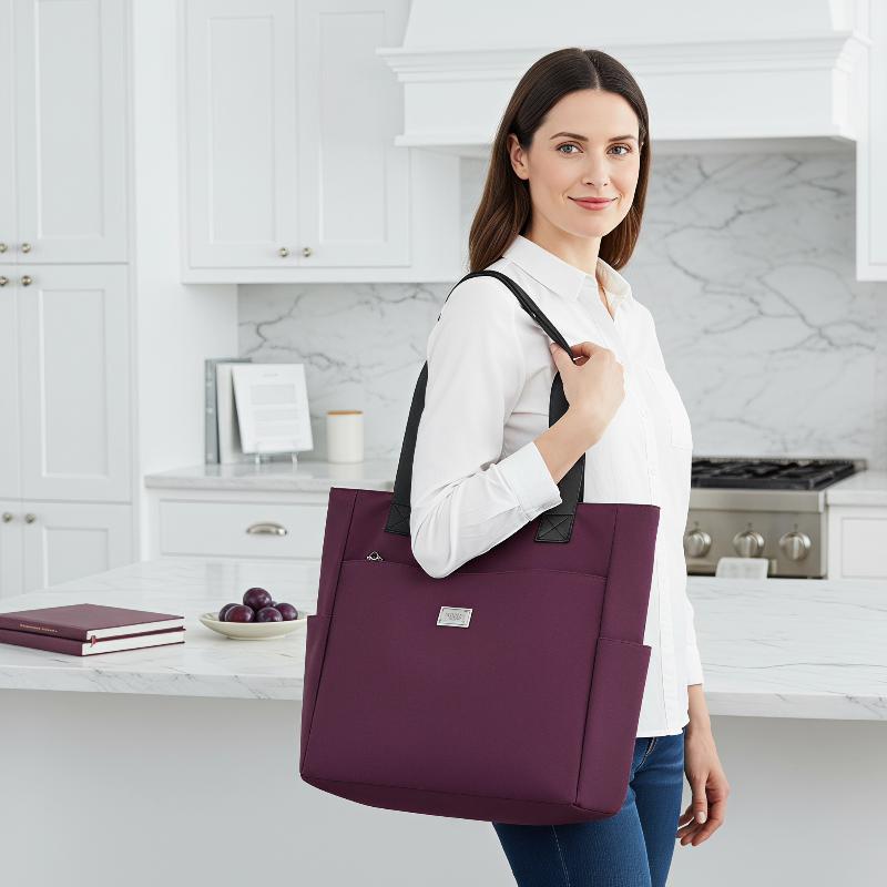 Borsa Tote Impermeabile in Nylon Tasche Multiple Grande Capacità Per Lavoro Scuola Shopping Uso Quotidiano