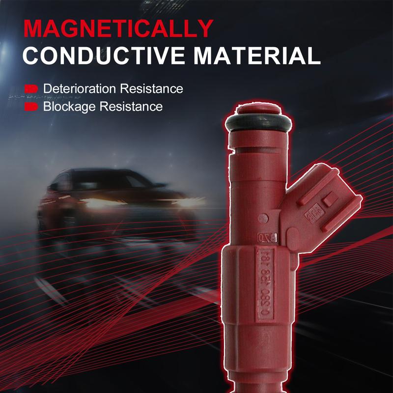 6 Stück Kraftstoffeinspritzdüsen für Jeep Wrangler Dodge 4.0L 1999-2004 822-11170 0280156161