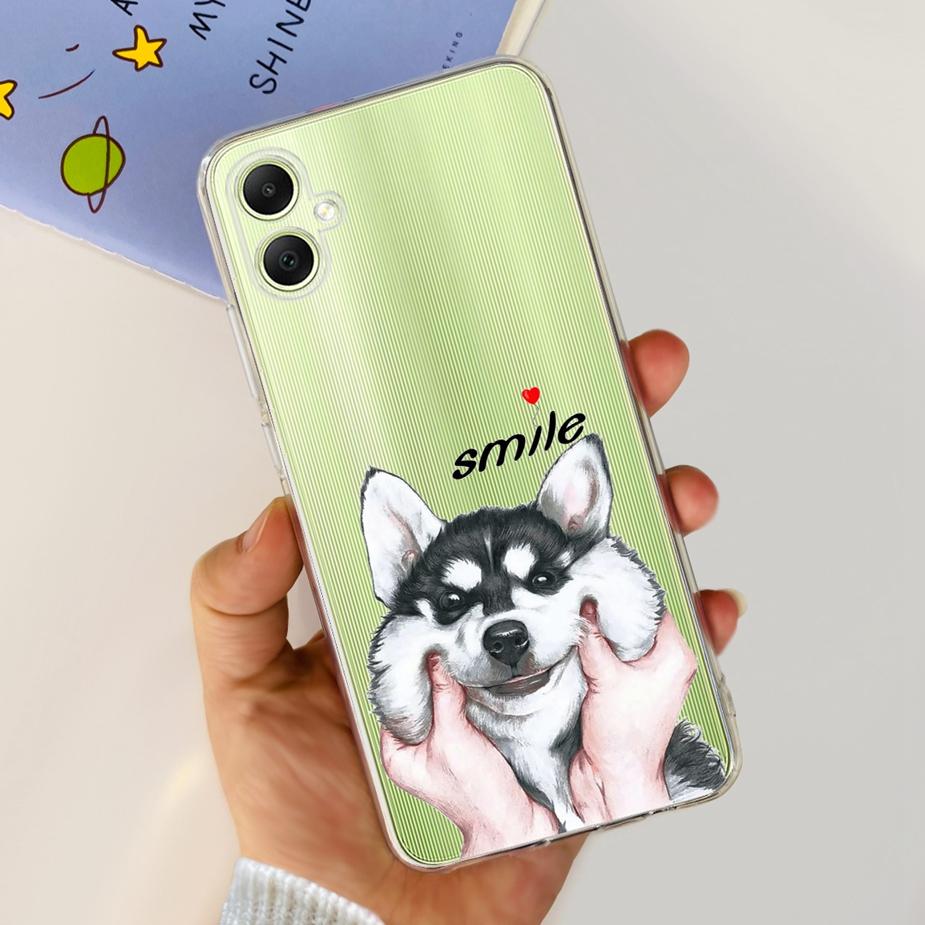 For Samsung Galaxy A05 Case SM-A055F Cute Painted Back Cover Phone Case For Samsung A05 A 05s Galaxy A05s Soft TPU Fundas Bumper