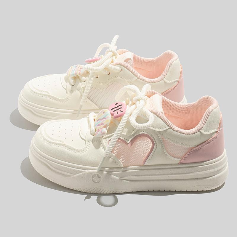 Spring new mesh breathable board shoes lightweight student casual shoes ins wind 35