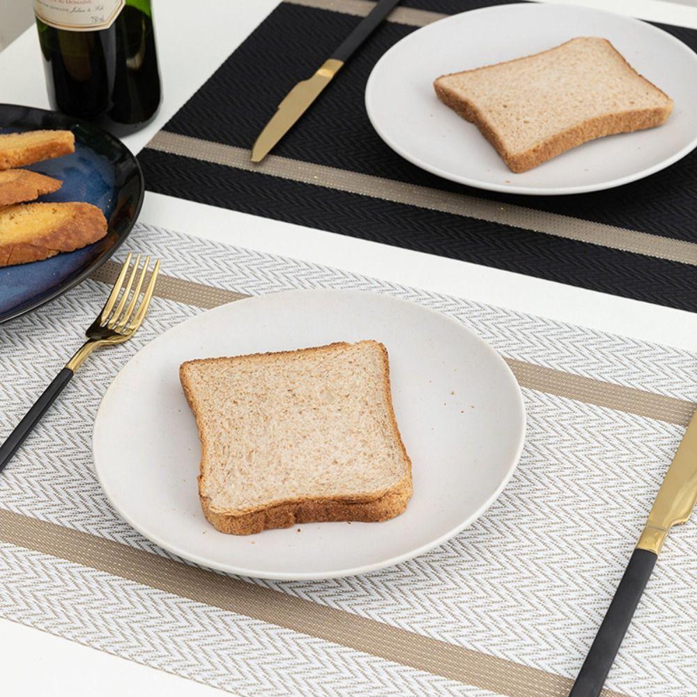 PVC Placemat Waterproof Table Mat High Quality Rectangle Tableware Mat