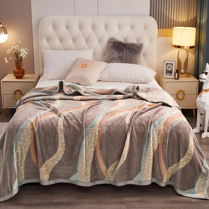 

Новое утолщенное зимнее теплое одеяло Marten с принтом 180*200CM