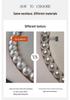 Natural Mother-of-Pearl Necklace with 925 Silver Sapphire Clasp, High Luster Shell Pearls, and Australian White Pearls.