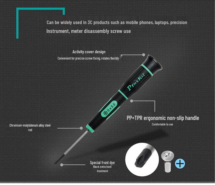 Pro'sKit Precision Screwdriver for Eyeglasses, Watches, and Mobiles