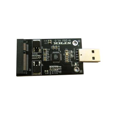 Adaptérová karta z USB 2.0 na MSATA SSD Adaptérová karta z MSATA SSD na USB 2.0