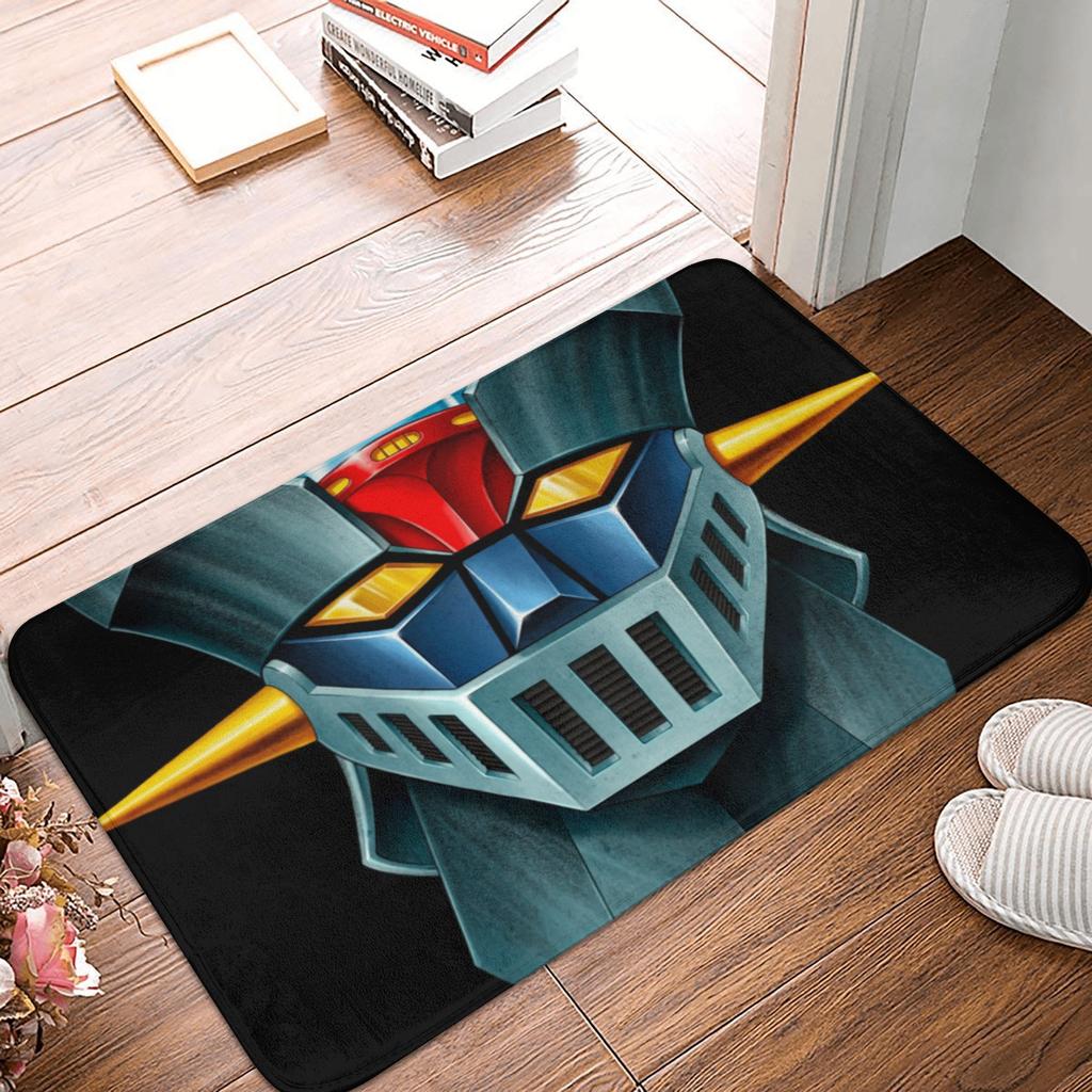 UFO Robot Mazinger Z Front Door Floor Entrance Mats Outdoor Anime Bath Kitchen Doormat Bedroom Carpet Rug