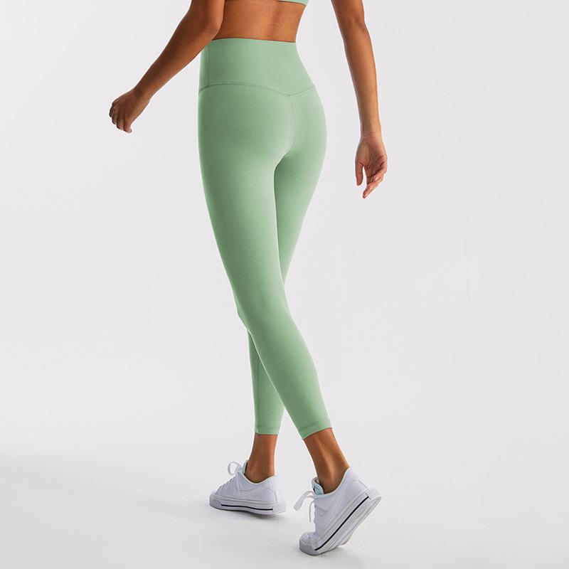 Neue High-Waist Yoga-Hose mit Nude-Gefühl: Damen-Leggings mit Hüftlift, Bauchkontrolle und Feuchtigkeitsableitung