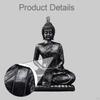 Siedzący Budda Statua Rzeźba Dekoracyjna Religijna Medytacja Ozdoba Stołowa Żywica