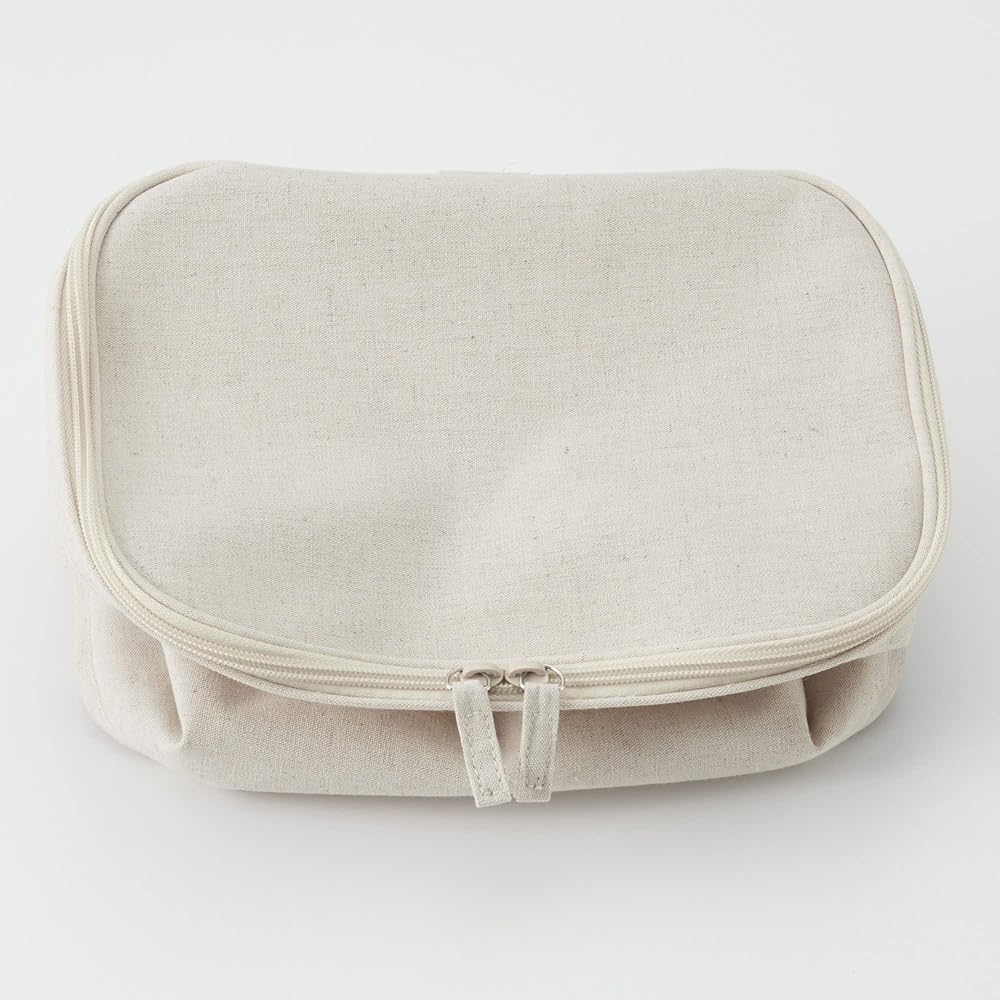 MUJI Soft Box, Medium, 185cm (W) X 26cm (D) X 26cm (H), Polyester Linen, Rectangular, with Lid,