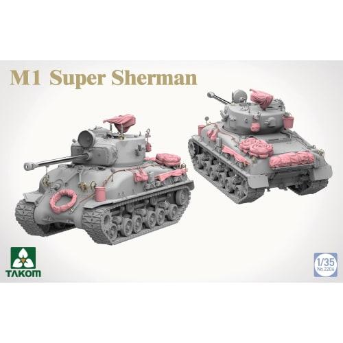 Takom 1/35 M1 Super Sherman Plastic Model TKO2206 (Tank)