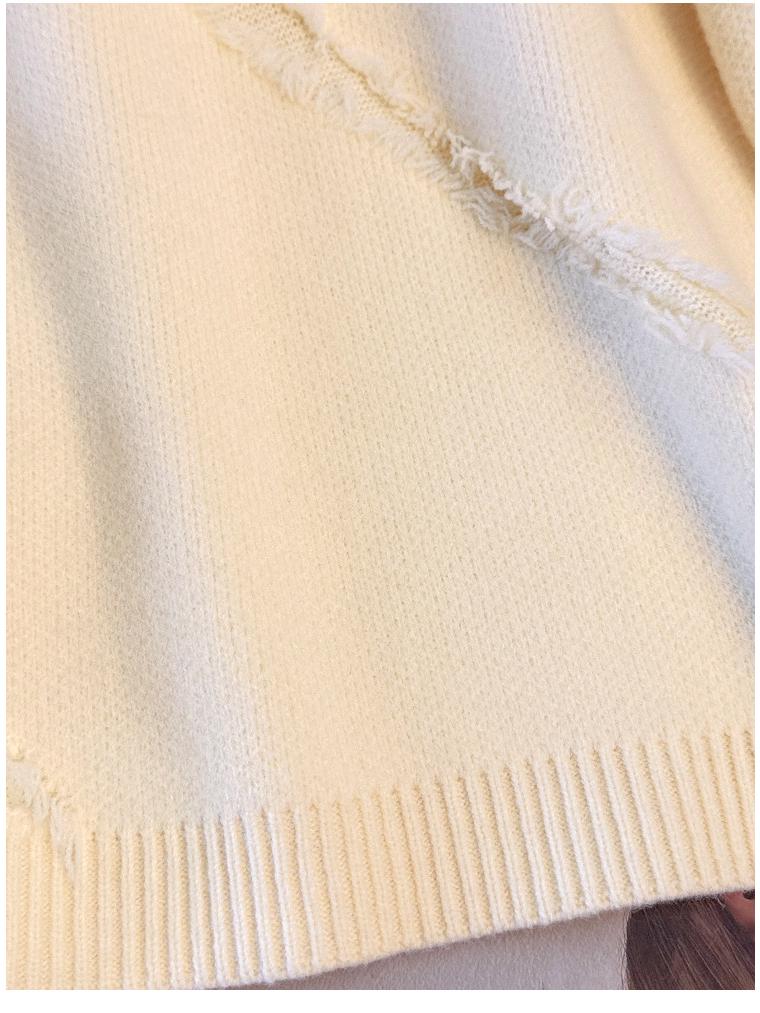 Plus Size Hollow Knit Sweater & Short Skirt Set - Winter 2025 Collection, Sweet Style for Sizes 130-320.