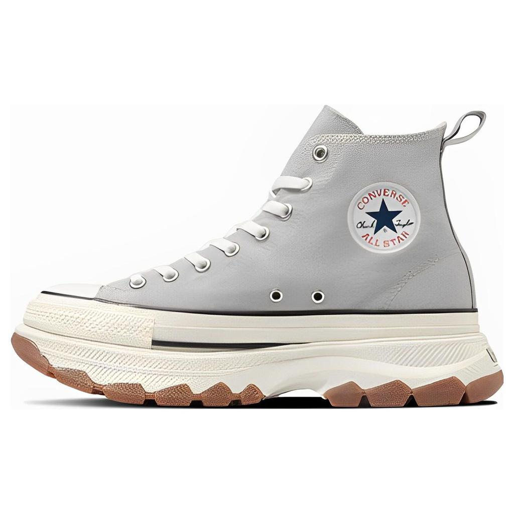 Converse All Star Trekwave Hi Versatile High-Top Canvas Sneakers Unisex Sneakers Gray White 31308930