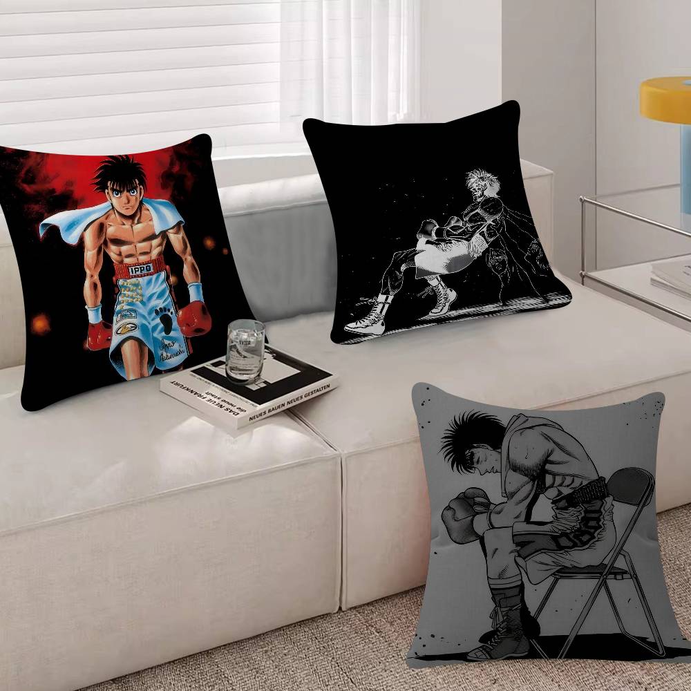1pc Anime HHajime No Ippo Cushion Cover Car Throw Pillow Case For Sofa Car Christmas Gift