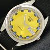 AUTOMATIC VINTAGE SEIKO 5 7S26A JAPAN MENS GOLDEN COLOR DIAL WATCH A500772-5 R154-a500772
