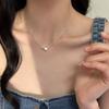 Love Necklace Women's Simple ins Temperament Clavicle Chain Adjustable Pull-up Necklace