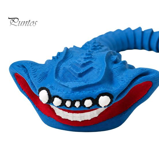 Flexible Articulated Monsters 3D Printed Sea Ornament, Action Figure, Fantasy Collectible Model Deep Creature Statue for Desk Decor And Display